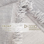 MYSKY HOME Sofa Cover for Dogs Washable for Loveseat, Boho Couch Cover Cover for Sofa, Couch Cover Blanket Soft Thick Durable Tassel Sofa Slipcovers Furniture Protector, 71"x 118", Light Gery