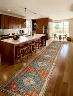 SERISSA 2'6"x18' Washable Non Slip Boho Runner Rug for Hallway