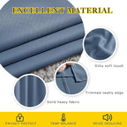 NICETOWN Blackout Curtains for Bedroom - Window Treatment Energy Saving Thermal Insulated Solid Grommet Blackout Drapes for Living Room (Stone Blue, 1 Pair, 66 by 84-Inch)