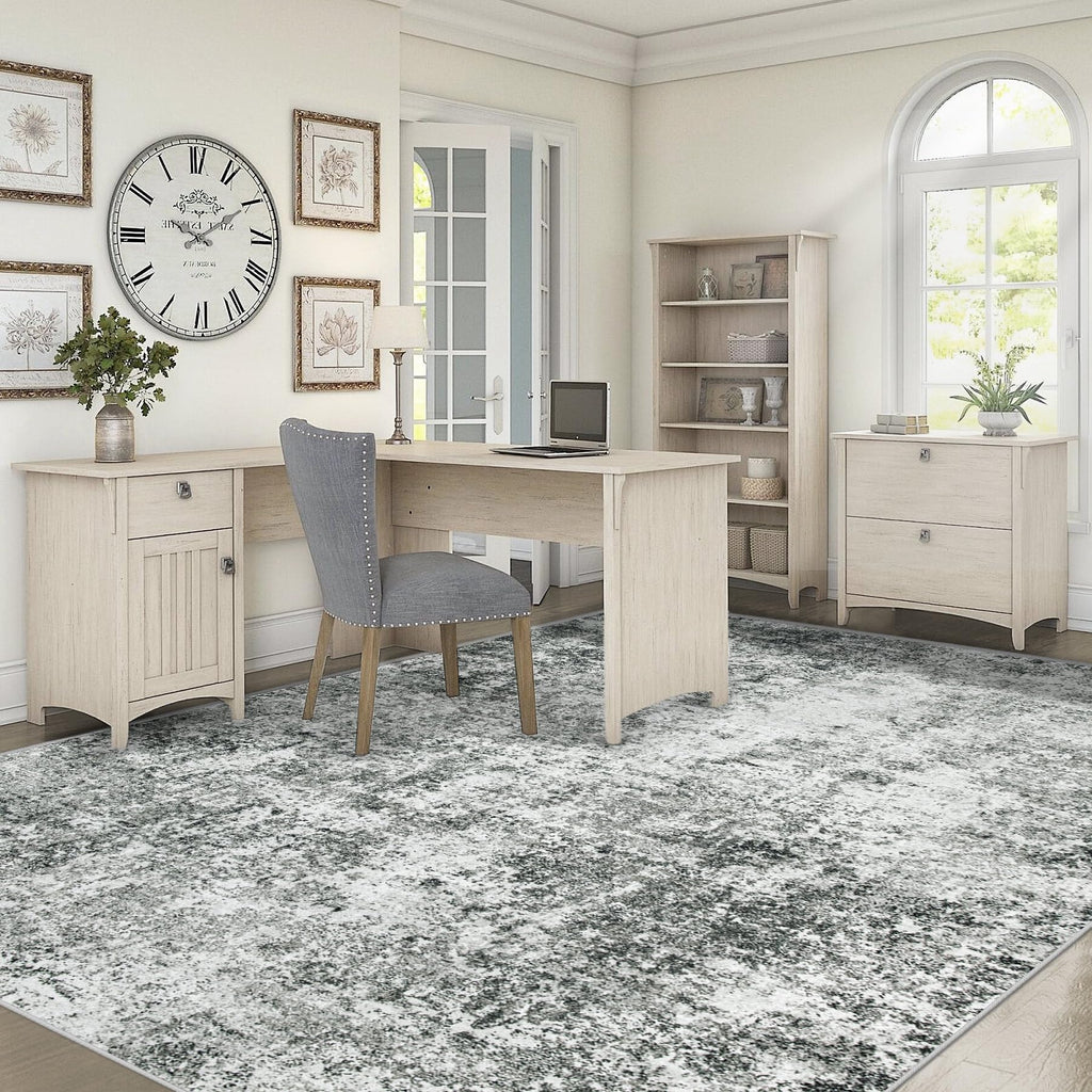 XLUEZ 6x9 Area Rugs for Living Room, Washable Modern Abstract Large Area Rug Neutral Soft Non Slip Kids Rug Stain Resistant Indoor Carpet for Bedroom Nursery Dining Room Playroom(Grey, 6'x9')