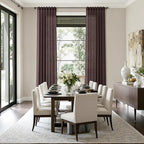 Coffee Brown Linen Curtains 132 Inch Length for Living Room Light Filtering Semi Sheer Curtain Back Tab Modern Rustic Home Decor Neutral Drapes Floor to Ceiling High Window for Bedroom 52x132,2 Panels