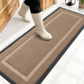 OLANLY Front Door Mat Outside 47x17, All-Season Heavy-Duty Rubber Doormat