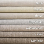 Topfinel 100% Blackout Curtains 90 Inches Long for Living Room 2 Panels Set Thick Linen Texture Energy Saving Curtain Window Coverings Hook Belt Pleated Drapes Aesthetic Bedroom(W40 xL90,Birch)