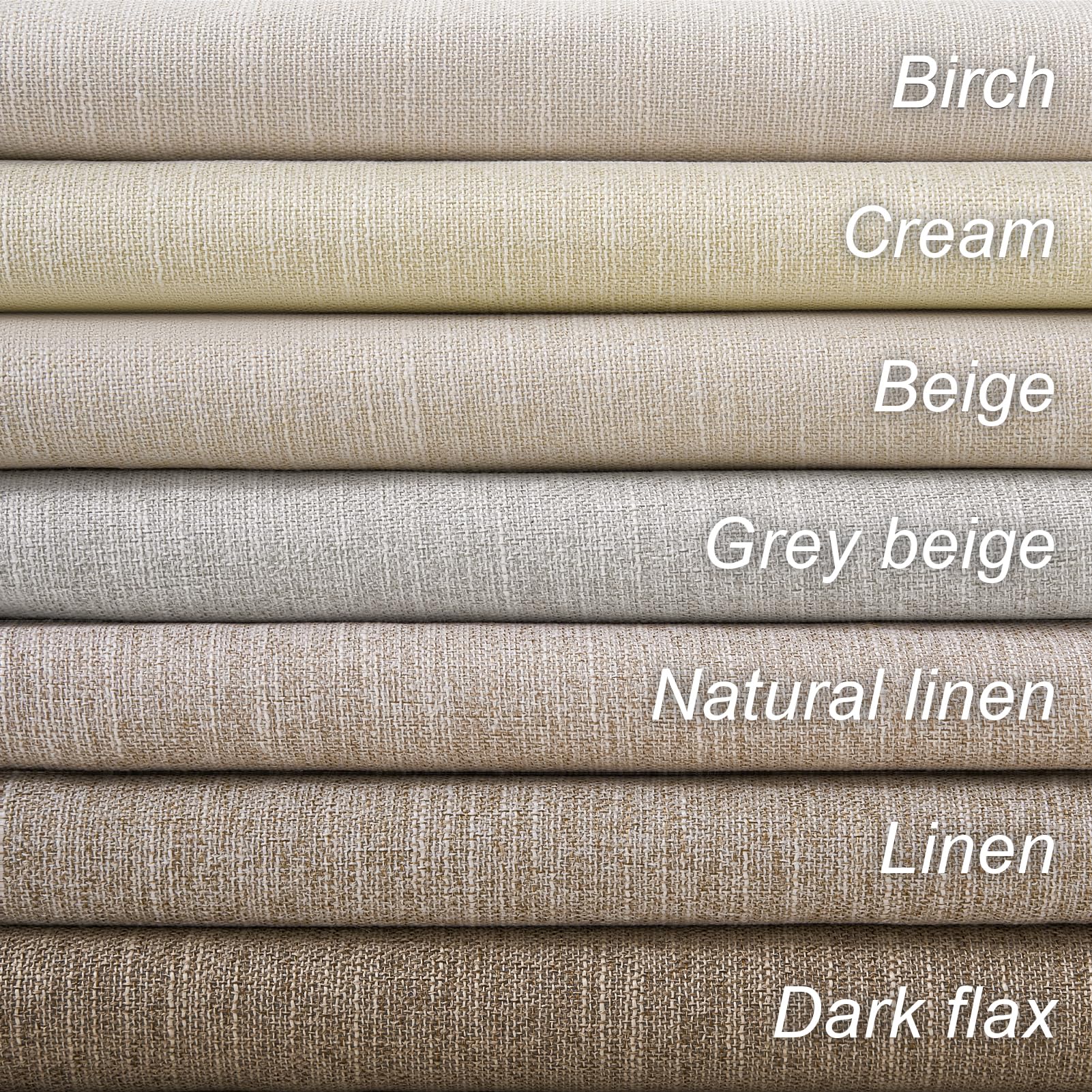 95 Inches Length Cream Colored Custom Blackout Linen Curtains Ivory Cream Pinch Pleated Noise Cancelling Curtains with Pin Hooks for Traverse Burlap Viral Drapes 2 Panels for Living Room Bedroom