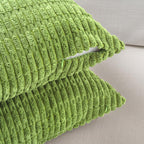 Fancy Homi 4 Packs Decorative Throw Pillow Covers for Living Room Couch Bed, Modern Farmhouse Boho Home Décor Accent Cushion Case, 20" x 20", Lime Green