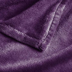 BEDELITE Big Fleece Blanket - 120" x 120" (10' x 10'), Super Soft Fluffy Fuzzy Oversized King Blanket for Bed, Couch, Sofa, Camping,Fits Whole Family,Purple