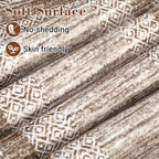 GarveeHome 2x6 Modern Bordered Runner Rug Soft Non Slip Washable Floor Carpet