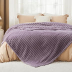 Bedsure GentleSoft Light Purple Full Blanket for Bed - Cozy Soft Blankets for Women, Cute Large Throws for Girls, 84x90 Inches
