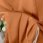 Aiyufeng Orange Sheer Curtains 84 Inches Long 2 Panels Set, Light Filtering Soft Airy Voile Rod Pocket Orange Sheer Window Drapes for Bedroom Living Room, Each 40Wx84L Inches