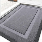 OLANLY Front Door Mat Outside 35x23, All-Season Heavy-Duty Rubber Doormat