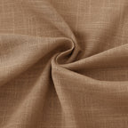 Jolilight Brown Curtains for Living Room Back Tab Modern Farmhouse Semi Sheer Curtains 108 inches Long 2 Panels Set Muted Neutral Window Curtain for Dining Room Bedroom 52x108