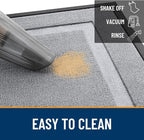 OLANLY Front Door Mat Outside 47x23, All-Season Heavy-Duty Rubber Doormat