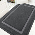 OLANLY Front Door Mat Outside 59x34, All-Season Heavy-Duty Rubber Doormat