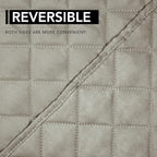 Easy-Going Oversized Recliner Chair Slipcover Reversible Sofa Cover Water Resistant Couch Cover Furniture Protector with Elastic Straps for Pets Dog (Oversized Recliner, Beige/Beige)