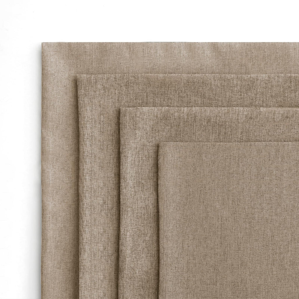 MIULEE Pack of 4 Decorative Outdoor Throw Pillow Covers Linen Waterproof Pillow Covers Summer Farmhouse Cushion Cases for Patio Garden Tent Balcony Couch Sofa 18x18 Inch Khaki