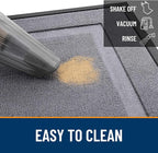OLANLY Front Door Mat Outside 35x23, All-Season Heavy-Duty Rubber Doormat