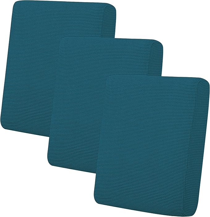 Easy-Going Stretch 1 Piece Loveseat Couch Cushion Cover for Sofa — 3-piece