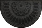 Mohawk Home Swirl Style Casual Ornamental Charcoal 2' X 3' All Weather Outdoor Door Mat Perfect for Porch, Garage