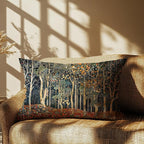 Rustic Autumn Forest Pillow Covers 20x12 Double-Sided, Fall Home Room Decor, Vintage Botanical Nature William Morris Inspired Decorative Throw Pillow Covers for Home Bedroom Living Room