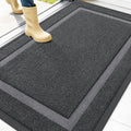 OLANLY Front Door Mat Outside 47x32, All-Season Heavy-Duty Rubber Doormat