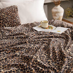 BEDELITE Fleece Blanke for Couch & Bed, Luxury Plush Cozy Fuzzy Blanket, Throw 50"x 60", Dark Brown