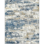 BEIMO 5x7 Area Rugs for Bedroom, Navy Beige Washable Abstract Non Slip Rug
