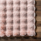 nuLOOM Jeni Blush Checkered Washable Area Rug, 5' x 8'