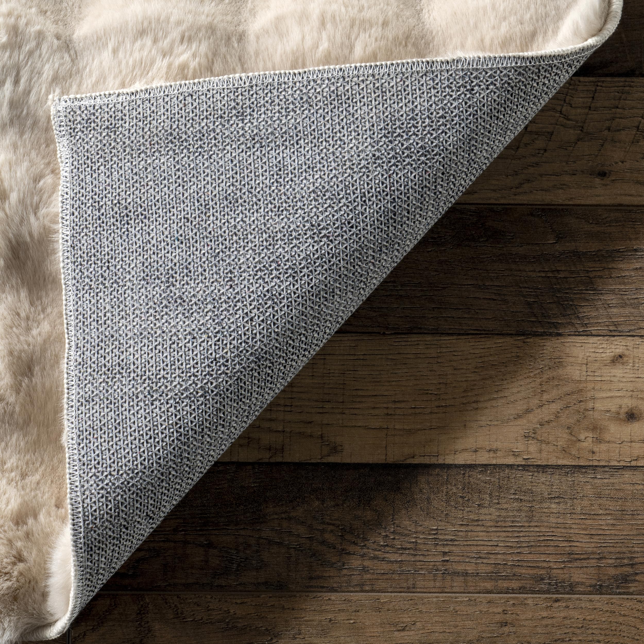nuLOOM Jeni Beige Checkered Washable Runner Rug, 2' x 8'