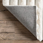 nuLOOM Kai Off White Striped Washable Runner Rug, 2' x 6'