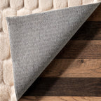 nuLOOM Nia Beige Geometric Washable Area Rug, 4' x 6'
