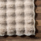 nuLOOM 7'6' x 9'6' Cozy Plush Area Rug, Machine Washable, Non-Slip, Soft Fluffy Shag Carpet for Living Room Bedroom Kids Room Nursery Home Decor, Jeni Beige