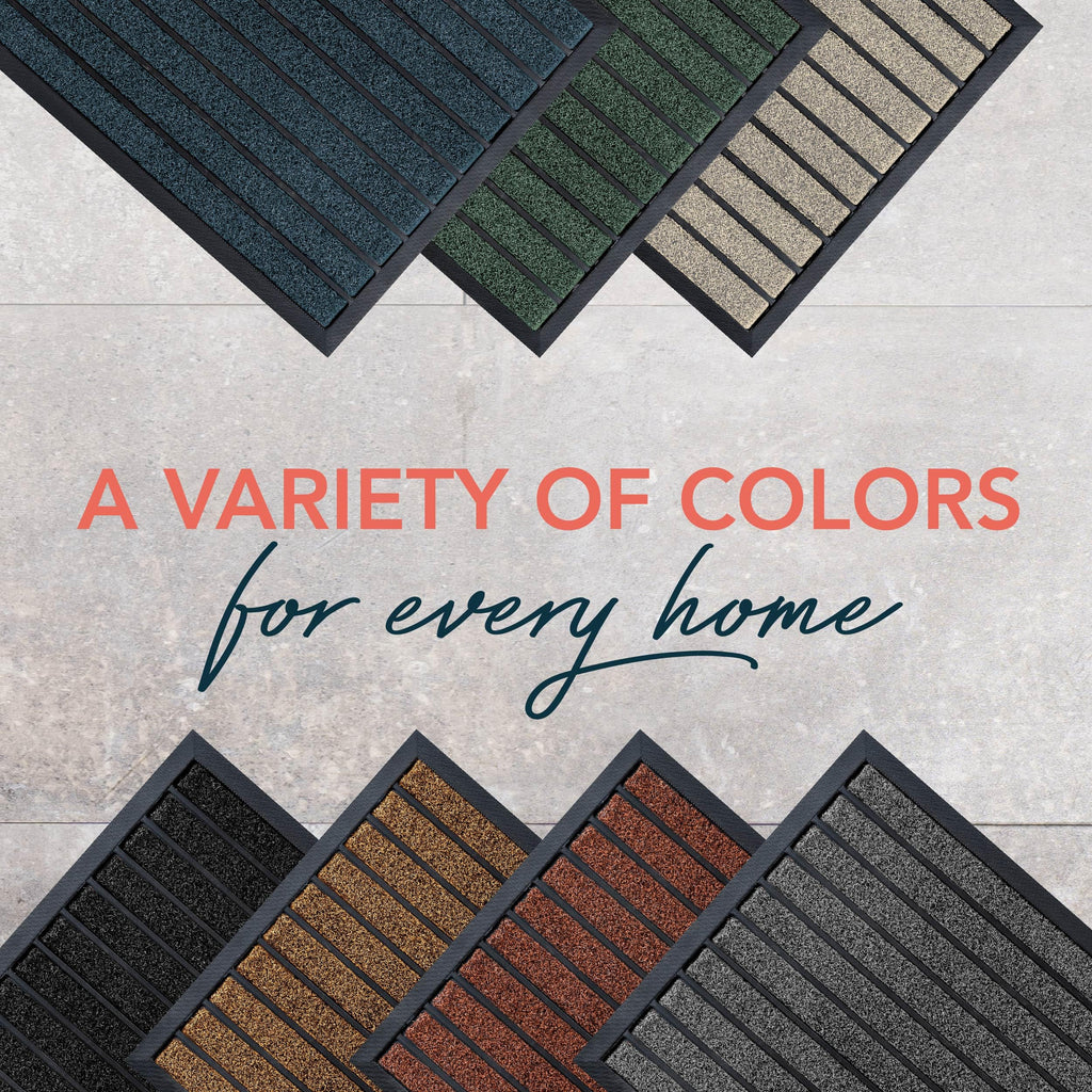 ubdyo Extra Durable Door Mat Outside Entrance (36" x 24", Bright Beige)
