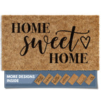 Barnyard Designs Front Door Welcome Mat (Home Sweet Home, 30x17)
