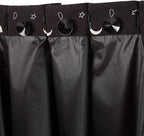Amazon Basics Portable Blackout Curtain Shade with Suction Cups, 50" W x 78"L, 2-Pack, Moon and Stars