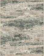 BEIMO Area Rugs 10x12 for Living Room Bedroom, Modern Abstract Machine Washable Rug, Large Soft Low Pile Floor Cover with Non Slip Backing for Dining Room, Grey/Dark Green