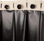 Amazon Basics Portable Blackout Curtain Shade with Suction Cups, 50"W x 78"L, 2-Pack, Beige