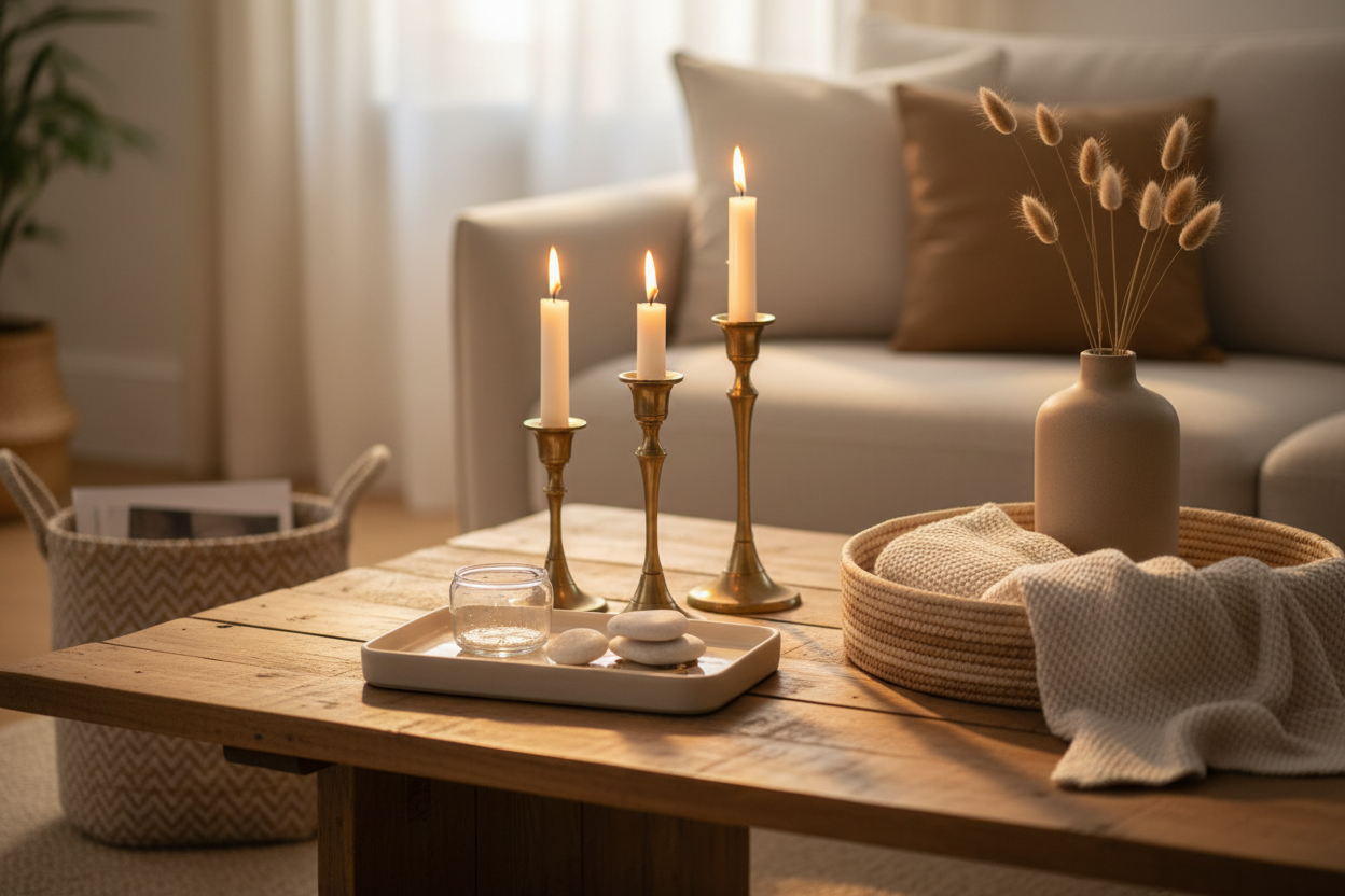 Cozy Living Essentials

Create a warm and welcoming atmosphere with our cozy essentials, including candle holders, decorative trays, and soft-touch decor items. Designed for everyday living, these products enhance comfort while elevating your home’s aesthetic. (make it real photo)